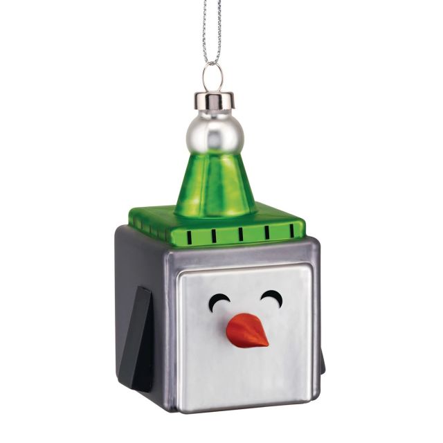 Alessi GJ02 5 Cubik Penguin Christmas Ornament