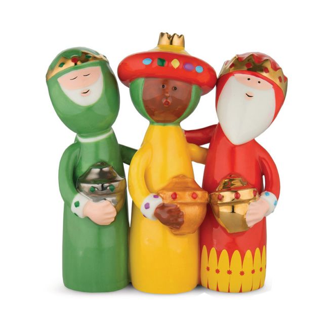 Alessi AGJ01 4 Uno, Due, Tre Re Magi Figurine