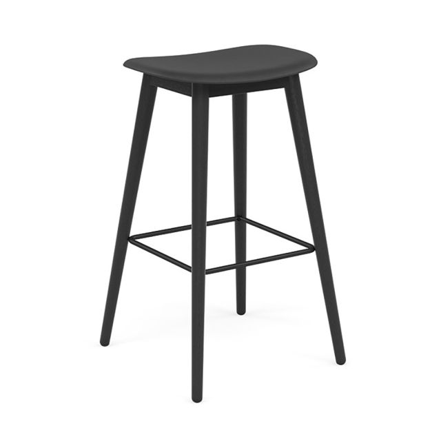 Muuto Fiber Bar Stool - Wood Base