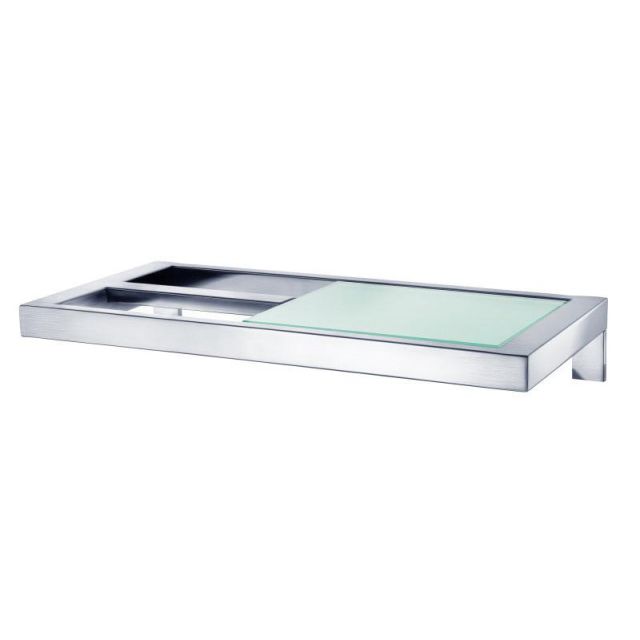 Blomus Menoto Wall Mounted Toilet Paper Holder with Shelf