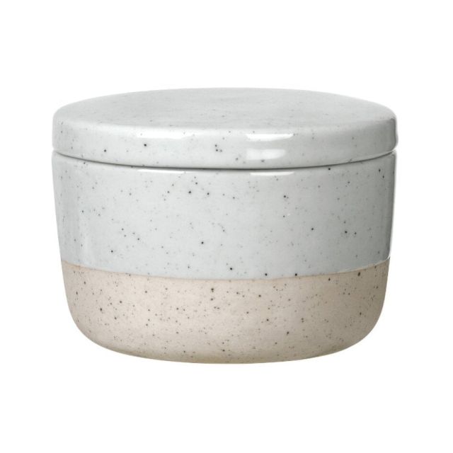 Blomus Sablo Ceramic Sugar Container with Lid