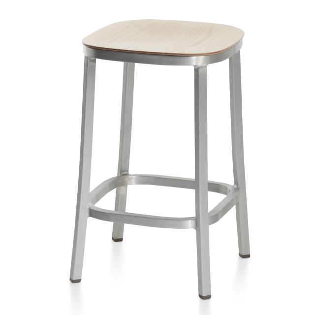 Emeco 1 Inch Counter Stool - Upholstered