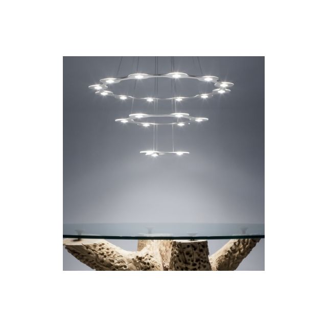 Lumen Center Italia Flat Saturn 3 Suspension Lamp