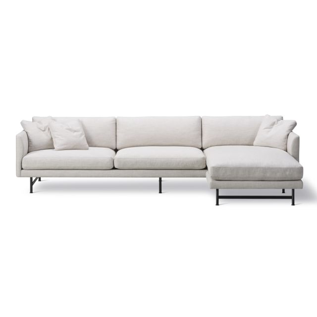 Fredericia Calmo 95 Metal Base 3 Seater Sofa with Chaise