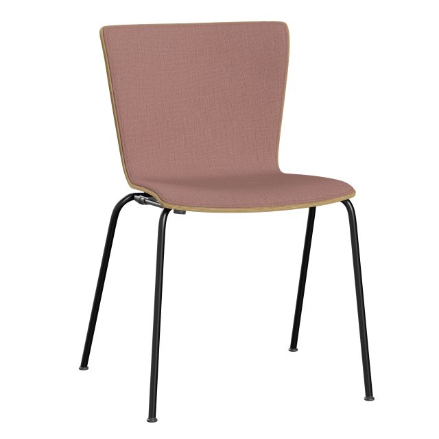 Fritz Hansen Vico Duo Stacking Chair with Welded Linking Device (Fully Upholstered)