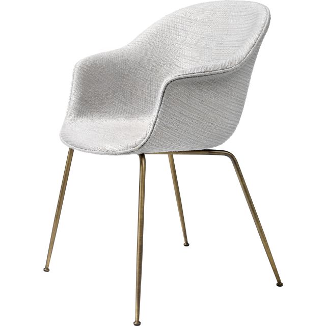 GUBI Bat Conic Base Dining Chair (Fully-Upholstered)