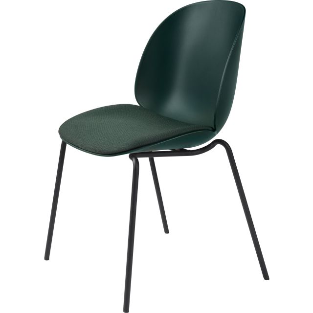 GUBI Beetle 4-Leg Stackable Dining Chair (Seat Upholstered)