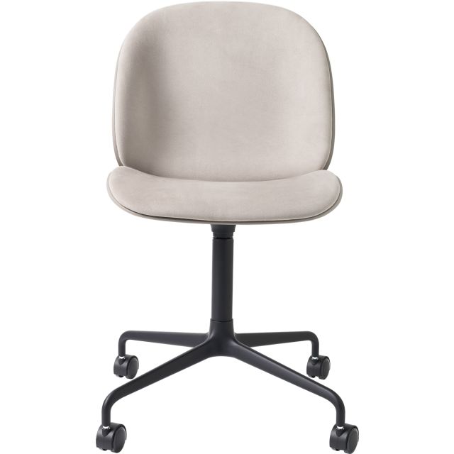 GUBI Beetle 4-Star Base Meeting Chair with Castors (Fully Upholstered)