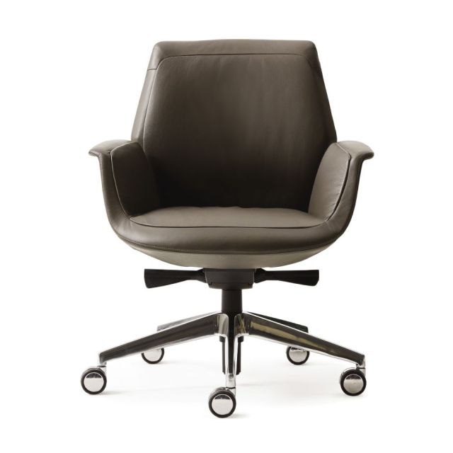 Poltrona Frau Downtown Low Back Conference Chair - Adjustable Height