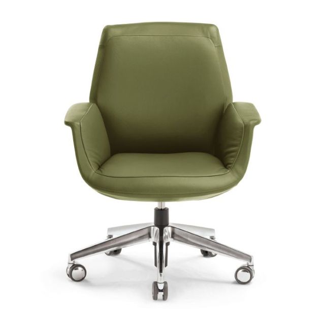 Poltrona Frau Downtown Low Back Conference Chair - Fixed Height