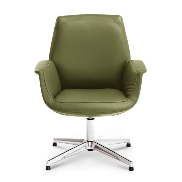 Poltrona Frau Downtown Side Chair with Four Star Base