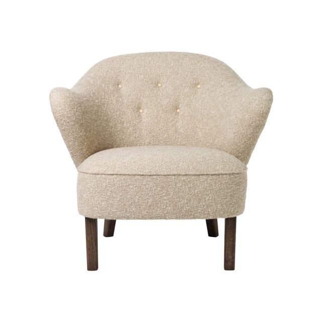 by Lassen Ingeborg Lounge Chair with Vegetal Buttons