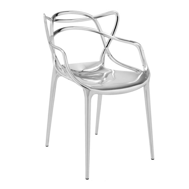 Kartell Masters Metallic Armchair (Priced Each, Sold in Sets of 2)