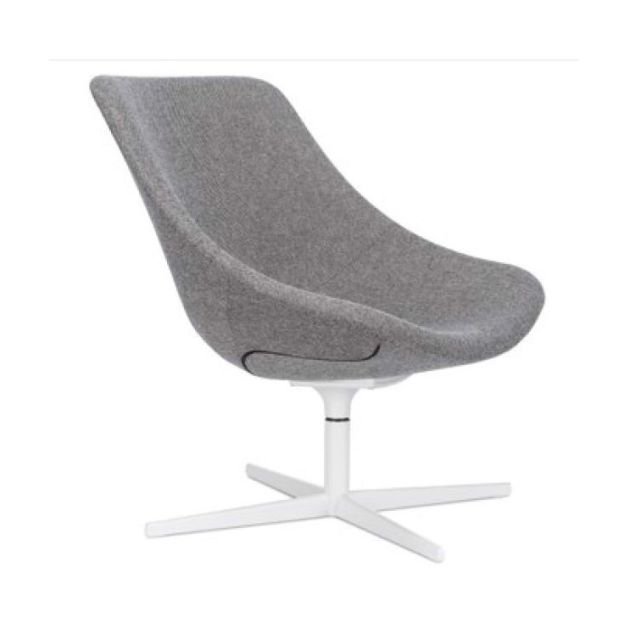 Lapalma Auki S113 Swivel 4-Star Base Lounge Chair