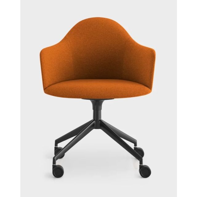 Lapalma Edit S573 Trestle Base Armchair with Castors