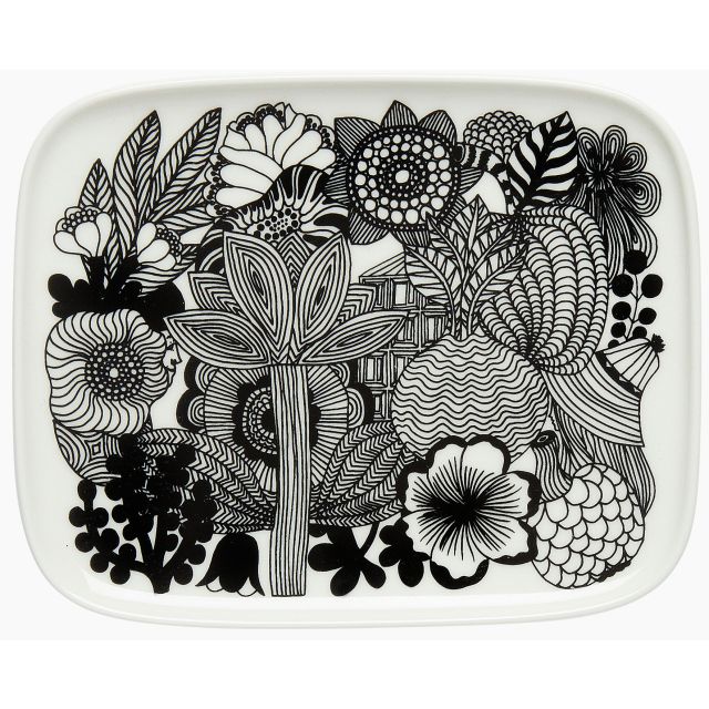 Marimekko Siirtolapuutarha Plate - 15 x 12 cm