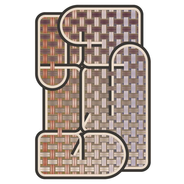 Moooi Yarn Box Tangle Medan Carpet