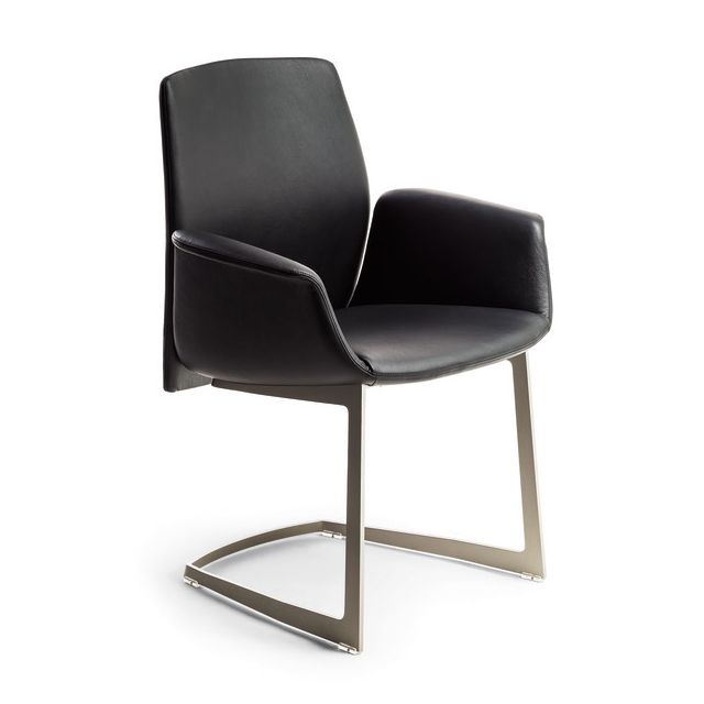 Poltrona Frau Downtown Side Chair with Sled Base