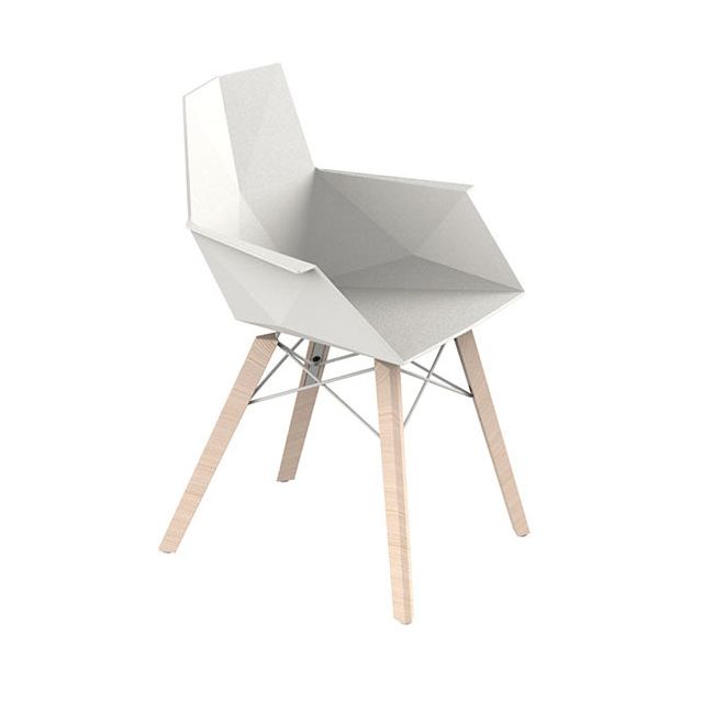 Vondom Faz Armchair - Wood Leg (Priced Each, Sold in Sets of 4)